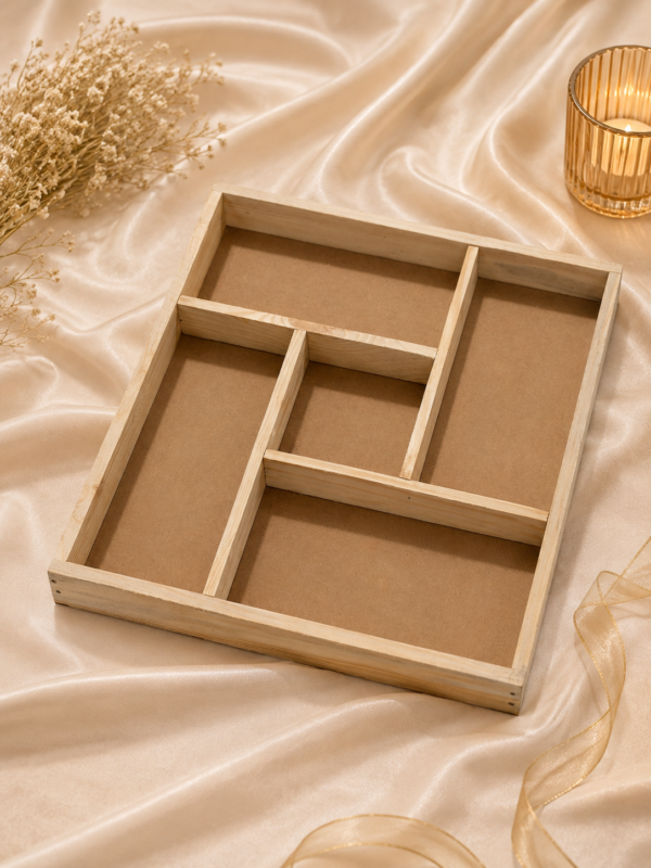Pinewood 5 Dry Fruit Tray