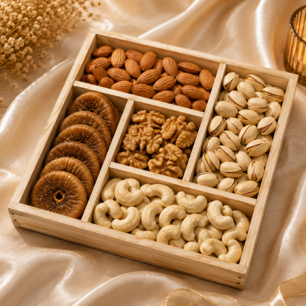Pinewood 5 Dry Fruit Tray
